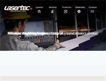 Tablet Screenshot of lasertec.com.ar